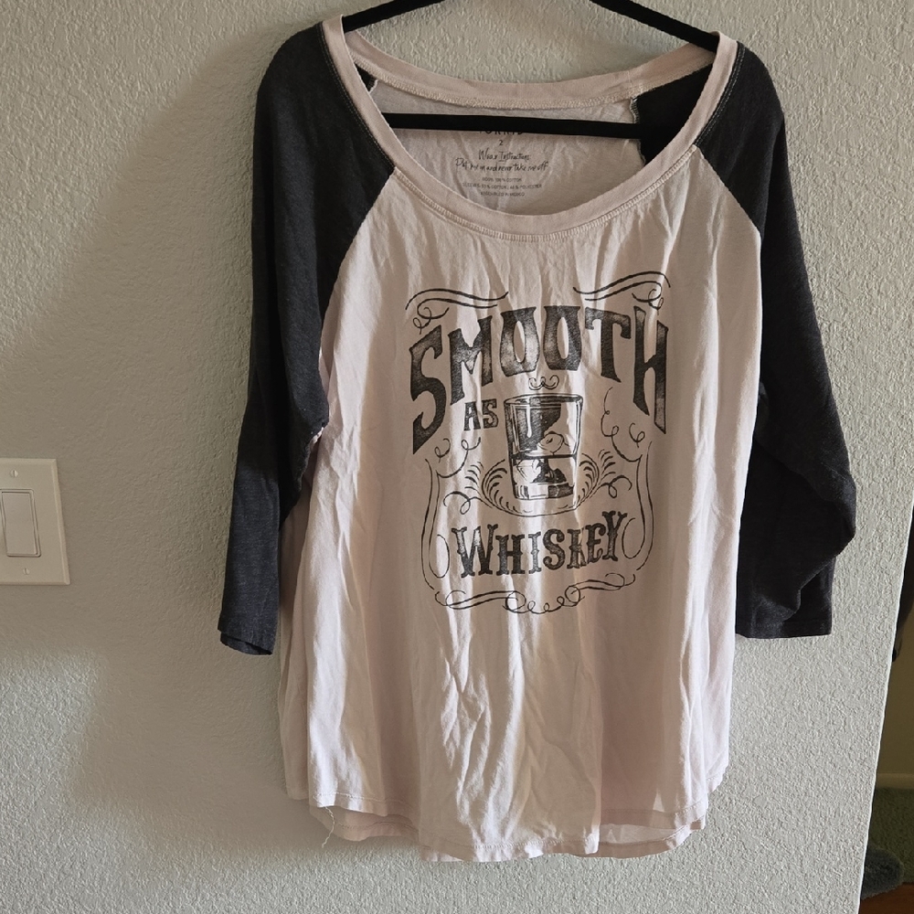 Smooth as Whiskey Raglan Tee